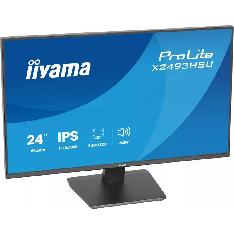 Οθόνη IIYAMA X2493HSU-B1 24 ιντσών (60,5 cm) IPS 16:10 HDMI DisplayPort 2×USB