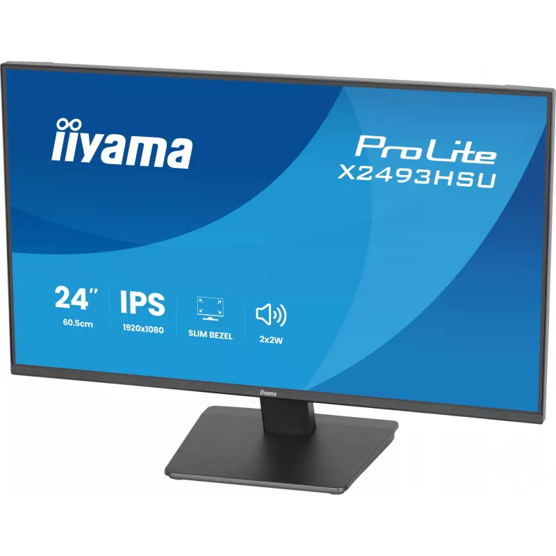 Οθόνη IIYAMA X2493HSU-B1 24 ιντσών (60,5 cm) IPS 16:10 HDMI DisplayPort 2×USB