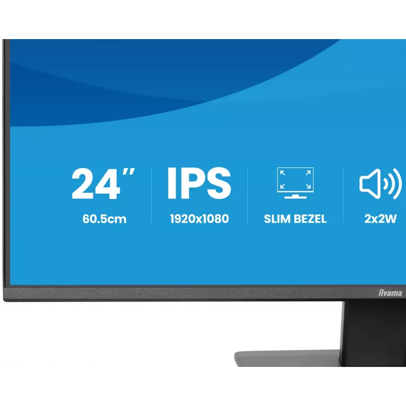 Οθόνη IIYAMA X2493HSU-B1 24 ιντσών (60,5 cm) IPS 16:10 HDMI DisplayPort 2×USB