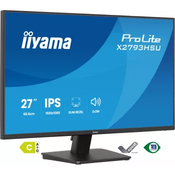 iiyama ProLite X2793HSU-B1 Οθόνη υπολογιστή 68,6 cm (27 ιντσών) 1920 x 1080 pixel Full HD LED μαύρο