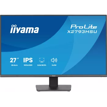 iiyama ProLite X2793HSU-B1 Οθόνη υπολογιστή 68,6 cm (27 ιντσών) 1920 x 1080 pixel Full HD LED μαύρο