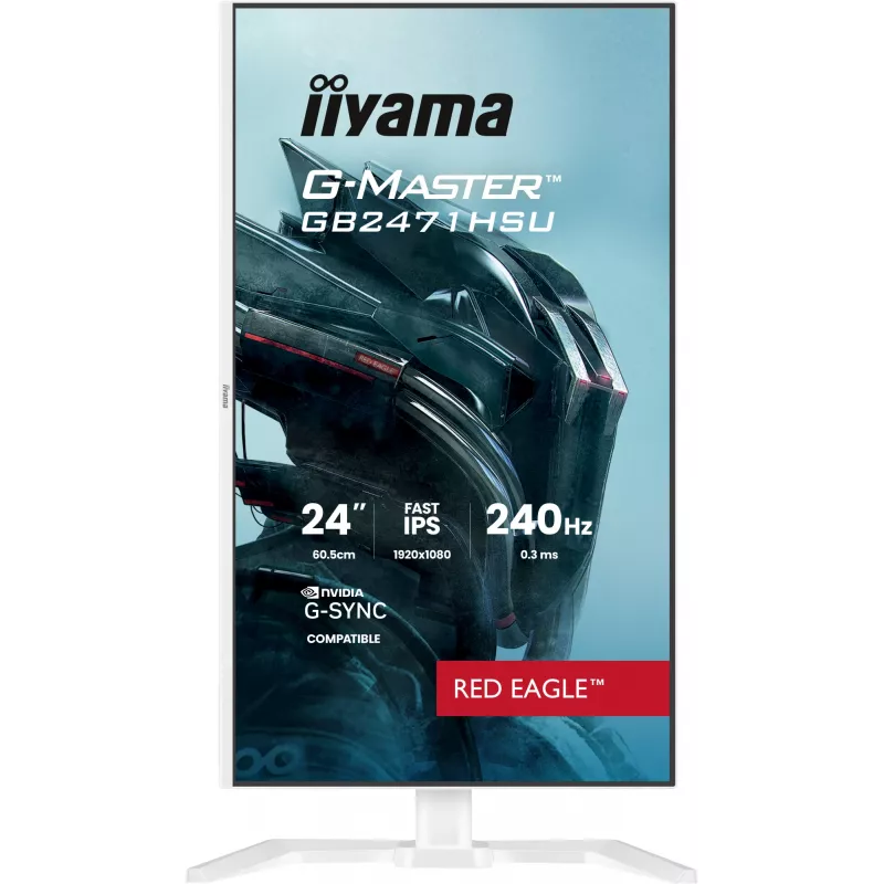 Οθόνη IIYAMA G-Master GB2471HSU-W1 23,8 ιντσών (60,5 cm) Full HD HDMI/DP/USB λευκό