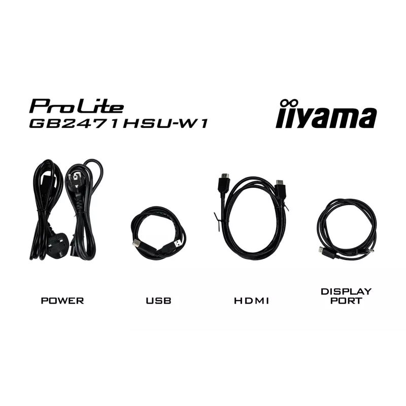 Οθόνη IIYAMA G-Master GB2471HSU-W1 23,8 ιντσών (60,5 cm) Full HD HDMI/DP/USB λευκό