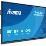 iiyama TN8605A-B1AG οθόνη σηματοδότησης διαδραστική επίπεδη οθόνη 2,17 m (85,6 inch) 500 cd/m² 4K Ultra HD μαύρο Touchscreen