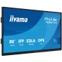 Διαδραστική επίπεδη οθόνη IIYAMA TE8613A-B2AG 85,6 inch (2,17 m) 4K UHD, 500 cd/m², Wi‑Fi, Android, 24/7