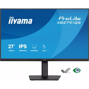 iiyama ProLite XB2791QS-B1 οθόνη υπολογιστή 68,6 cm (27 inch) 2560 x 1440 Pixel Quad HD LED μαύρο