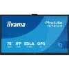 Διαδραστική επίπεδη οθόνη IIYAMA TE7513A-B2AG 75 inch 4K UHD Touchscreen, 500 cd/m², Wi‑Fi, Android, 24/7