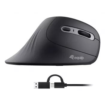 Equip 245119 Ποντίκι Universal Δεξιόχειρας USB Type-A + USB Type-C Οπτικό 7200 DPI