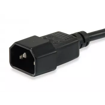 Καλώδιο τροφοδοσίας Equip 112101 Μαύρο 3 m C13 C14 θηλυκό