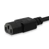 Καλώδιο τροφοδοσίας Equip 112101 Μαύρο 3 m C13 C14 θηλυκό