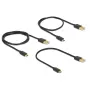 Καλώδιο USB DeLOCK 83680 USB 2.0 USB A Micro-USB B μαύρο