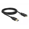 Καλώδιο USB DeLOCK 84019 2m USB 3.2 Gen 1 USB A USB C μαύρο