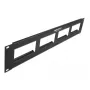 Patch Panel DeLOCK Easy 45 19 ιντσών 4 x 90,5 x 45,2 mm 2U μαύρο