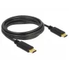 Καλώδιο USB DeLOCK 83867 USB 2.0 3 m USB C μαύρο