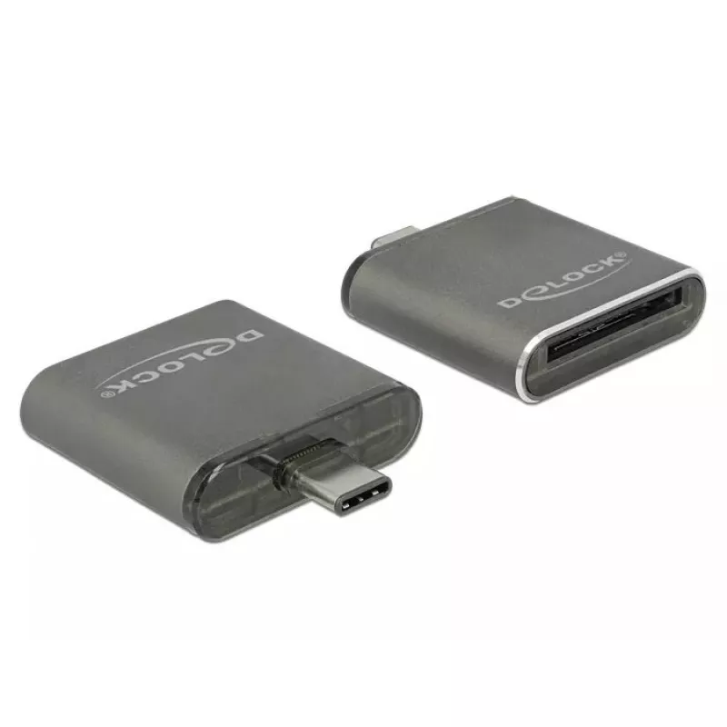 Αναγνώστης καρτών DeLOCK 91498 USB 3.2 Gen 1 Type-C μαύρο