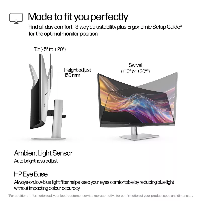 Οθόνη HP Series 7 Pro 37,5 ιντσών WQHD+ Thunderbolt 4 - 738pu