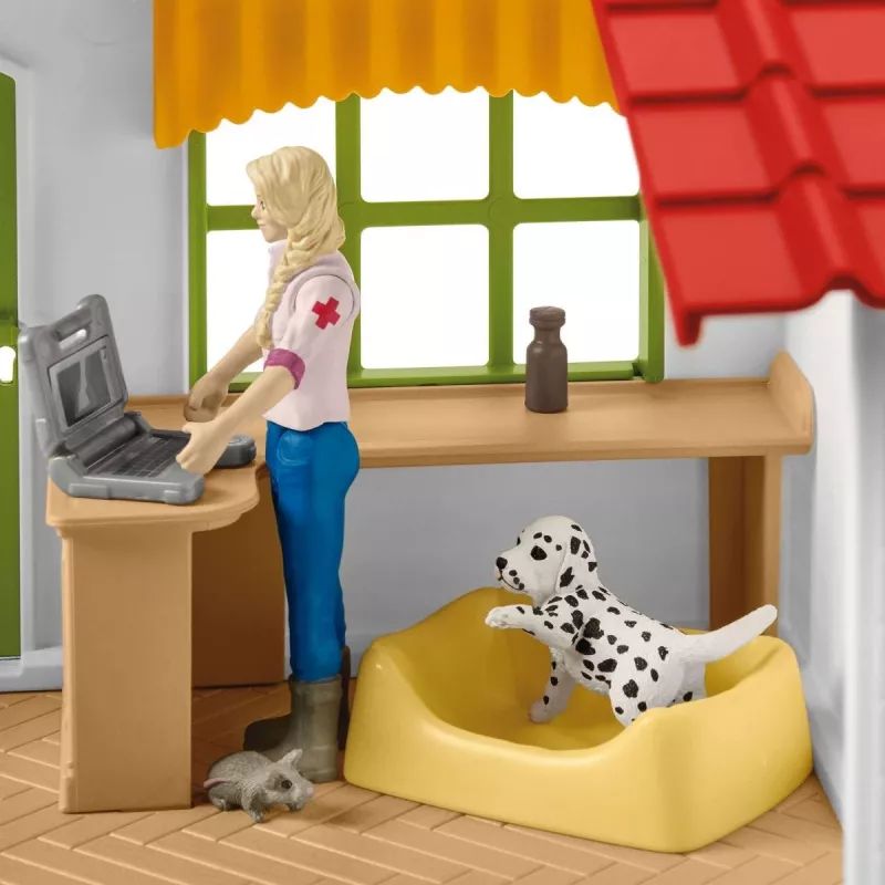 Κτηνιατρείο με ζώα Schleich 42502