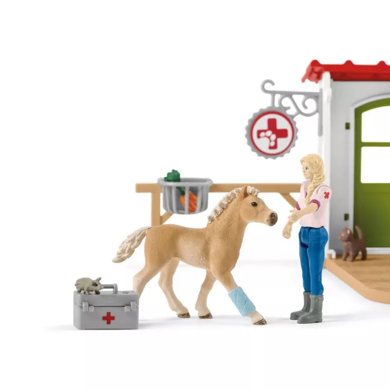 Κτηνιατρείο με ζώα Schleich 42502