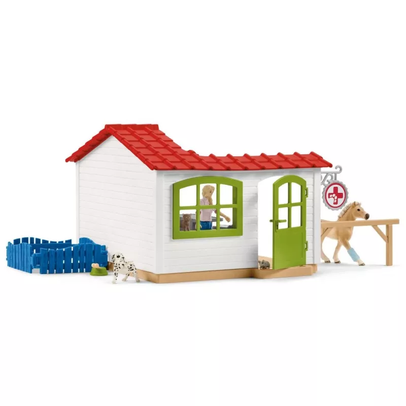 Κτηνιατρείο με ζώα Schleich 42502