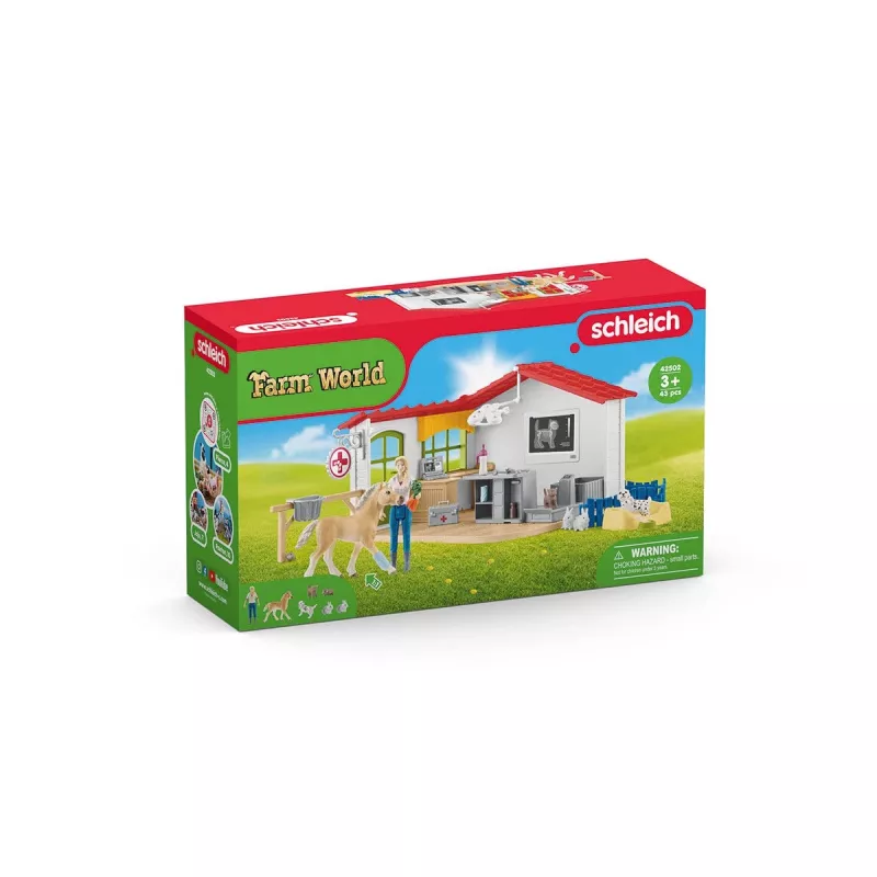 Κτηνιατρείο με ζώα Schleich 42502