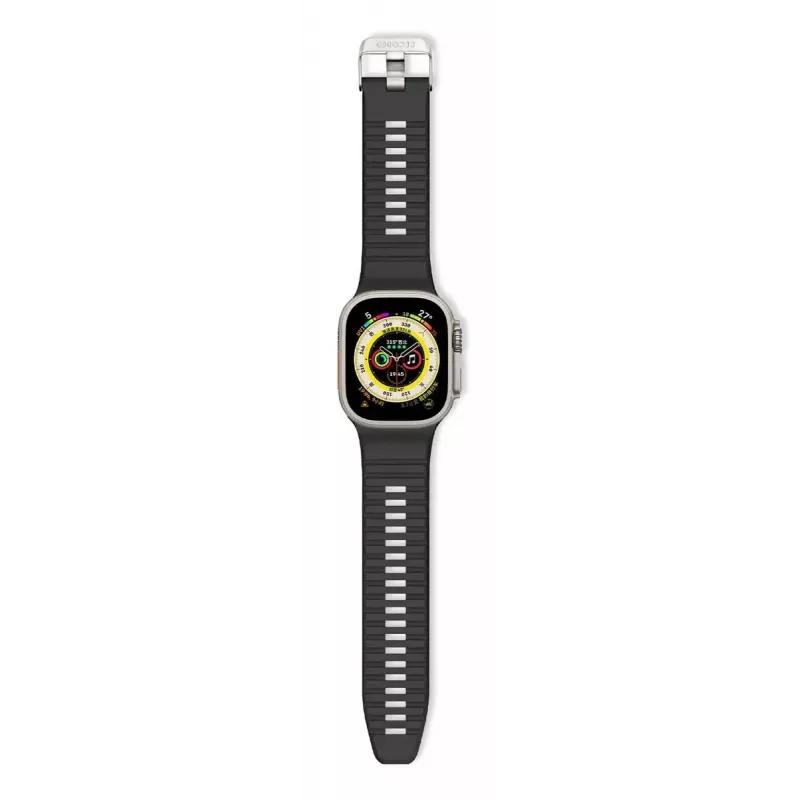 Strap Decoded Ultra Traction Strap για smartwatch, μαύρο, σιλικόνη, 1 τεμ.