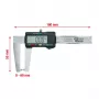 Παχύμετρο KS Tools 300.0540 βάρος 130 g