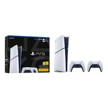 Κονσόλα παιχνιδιών Sony PlayStation 5 slim Digital 825 GB SSD, Wi‑Fi, Bluetooth, HDMI 2.1, λευκό/μαύρο