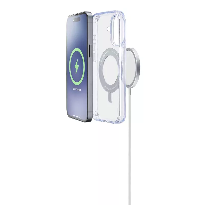 Cellularline Spin Mag - Θήκη iPhone 16 με περιστρεφόμενο δακτύλιο, συμβατή με οικοσύστημα Magsafe