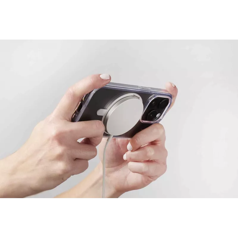 Cellularline Spin Mag - Θήκη iPhone 16 με περιστρεφόμενο δακτύλιο, συμβατή με οικοσύστημα Magsafe