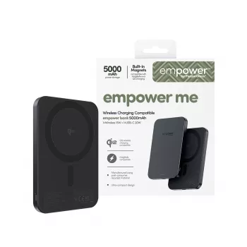 Powerbank PanzerGlass empower™ 5000mAh Space Black φορητός φορτιστής