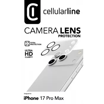 Cellularline Φακός κάμερας - Προστασία για την κάμερα του iPhone 17 Pro Max