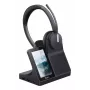 Yealink WH64 Dual Headset — Ενσύρματο & Ασύρματο Bluetooth, Supraaural, Κεφαλόδεσμος, Εμβέλεια 50 m, Μαύρο