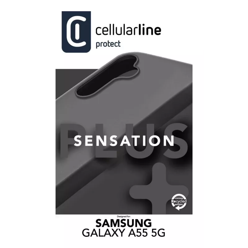 Cellularline Sensation+ - Θήκη Galaxy A55 5G από σιλικόνη soft-touch