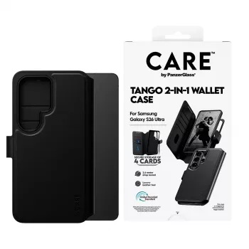 PanzerGlass CARE™ by ® Tango θήκη πορτοφόλι 2 σε 1 με Qi Samsung Galaxy S26 Ultra