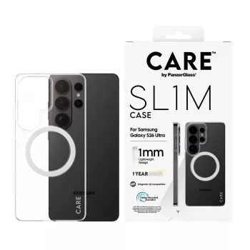 Θήκη κινητού PanzerGlass CARE™ SL1M Διάφανη με Qi για Samsung Galaxy S26 Ultra (6,9 ίντσες)
