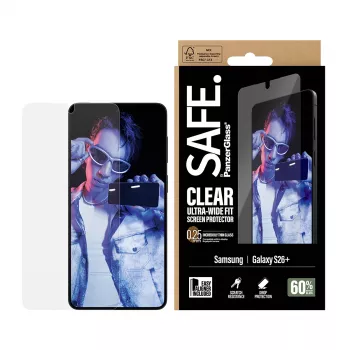 PanzerGlass SAFE. by ® Μεμβράνη προστασίας οθόνης Samsung New Galaxy S 2026 Plus | Ultra-Wide Fit με EasyAligner