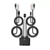 Lindy 2 Port HDMI 18G, USB Type-C, USB 2.0 και Audio καλώδιο KVM switch