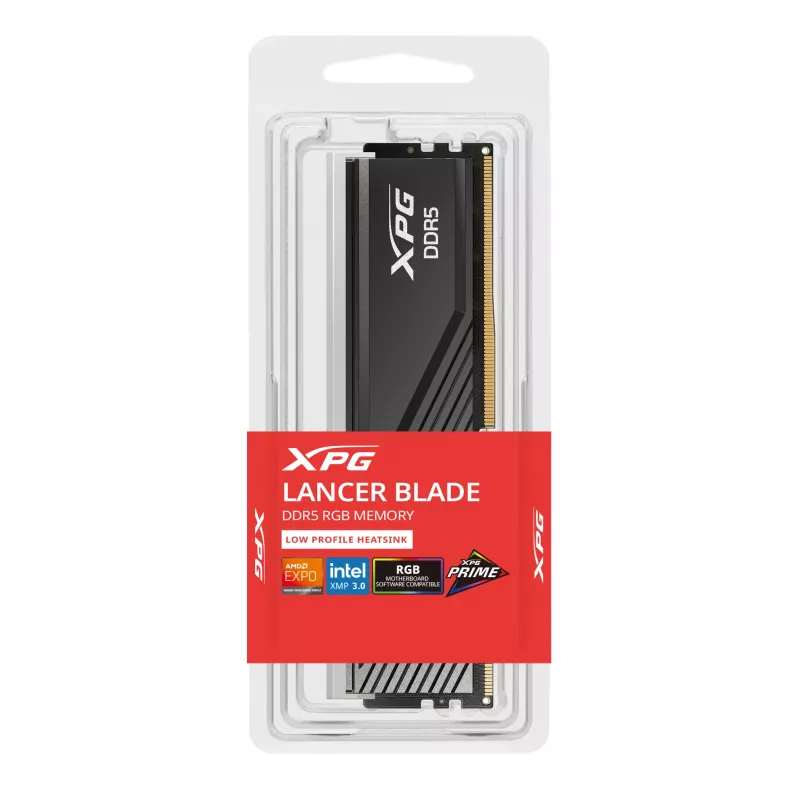 16 GB ADATA DIMM 6000 (μαύρο, AX5U6000C3016G-SLABRBK, XPG Lancer Blade RGB, INTEL XMP, AMD EXPO)