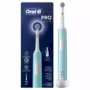 Oral-B Pro 1 Sensitive Clean ηλεκτρική οδοντόβουρτσα για ενήλικες, περιστρεφόμενη-παλινδρομική, μπλε