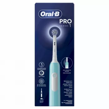 Oral-B Pro 1 Sensitive Clean ηλεκτρική οδοντόβουρτσα για ενήλικες, περιστρεφόμενη-παλινδρομική, μπλε