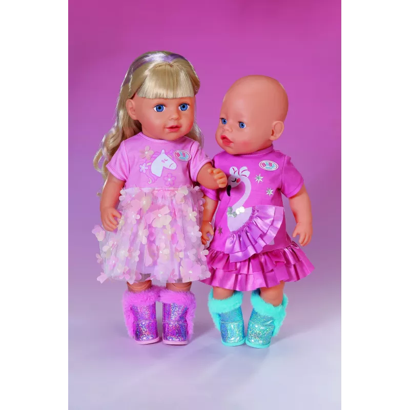 BABY born Glitzerstiefel 2-fach sortiert 43cm παπούτσια κούκλας