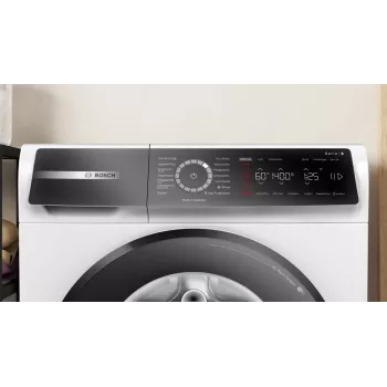 Bosch Serie 8 WGB244040 Πλυντήριο ρούχων μπροστινής φόρτωσης 9 kg 1257 U/min Λευκό