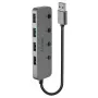 Lindy 4-Port USB 3.0 Hub με διακόπτες on/off