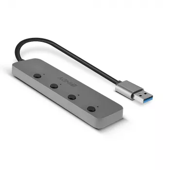 Lindy 4-Port USB 3.0 Hub με διακόπτες on/off