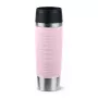 Ποτήρι ταξιδιού EMSA Travel Mug Waves Grande 500 ml ροζ, ανοξείδωτο ατσάλι