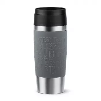 EMSA Travel Mug Classic 360 ml γκρι ποτήρι ταξιδιού ανοξείδωτο ατσάλι