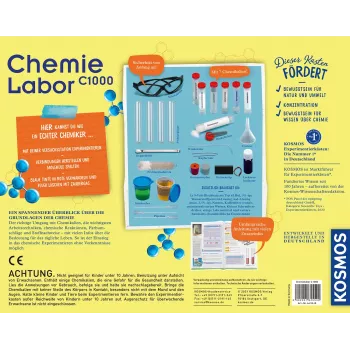 Kosmos Chemielabor C1000, κουτί πειραμάτων, χημεία, 10 έτος(-η)