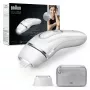 Συσκευή αποτρίχωσης IPL BRAUN Silk‑expert Pro 3 PL3020 — Ασημί/Λευκό, με καλώδιο, εξαρτήματα για πρόσωπο και σώμα