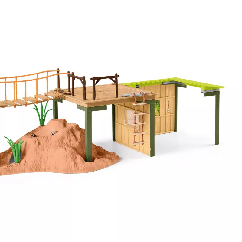 Zoo schleich WILD LIFE Σταθμός περιπέτειας Ranger Πολύχρωμο 3-8 ετών