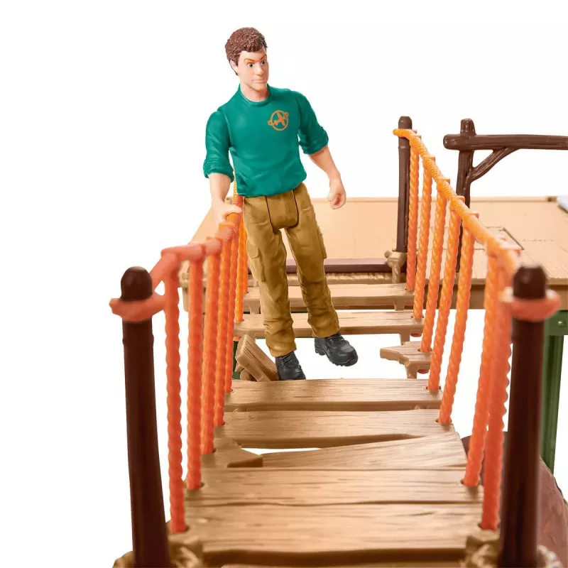 Zoo schleich WILD LIFE Σταθμός περιπέτειας Ranger Πολύχρωμο 3-8 ετών